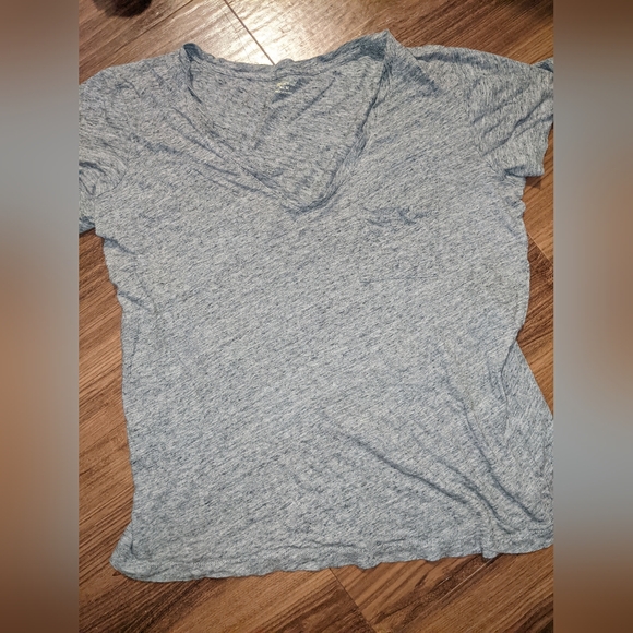 Madewell - Whisper Cotton V-Neck Pocket Tee Short Sleeve 04346 | Size Medium - Picture 6 of 8